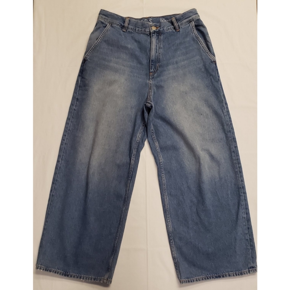 COS Mid Rise Wide Leg Jeans